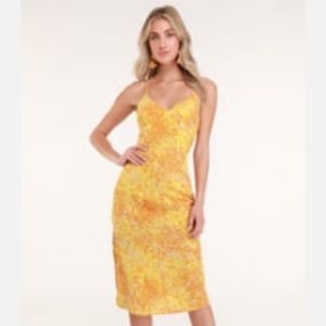 Lulus yellow sundress 💛